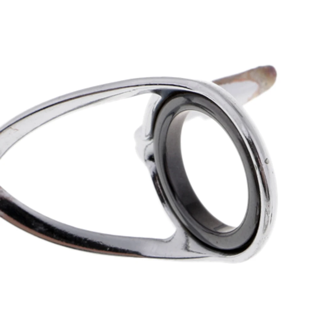 

9Pcs Ceramic Eye Fishing Rod Guide, Free Stainless Steel Frame