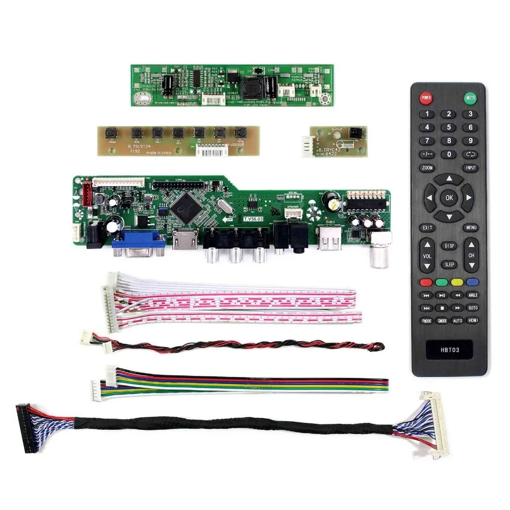 Плата драйвера Latumab для M215HW01 V6 / V8 VB VE светодиодный TV + HDMI VGA плата контроллера USB -
