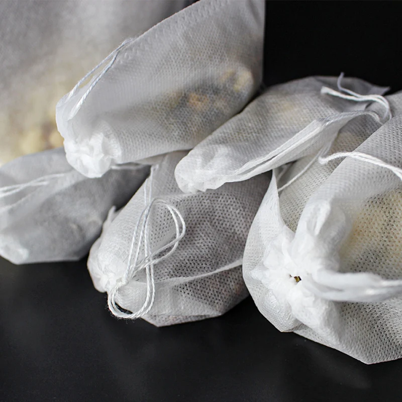

100pcs 20*30CM Tea Filter Bags for Spice Tea Infuser with String Spice Filters Teabags