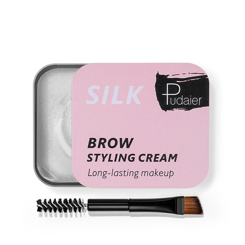 

Eyebrow Soap Wax With Trimmer Waterproof Fluffy Feathery moisturizing Pomade Gel For Styling Makeup Soap Brow Sculpt Lift