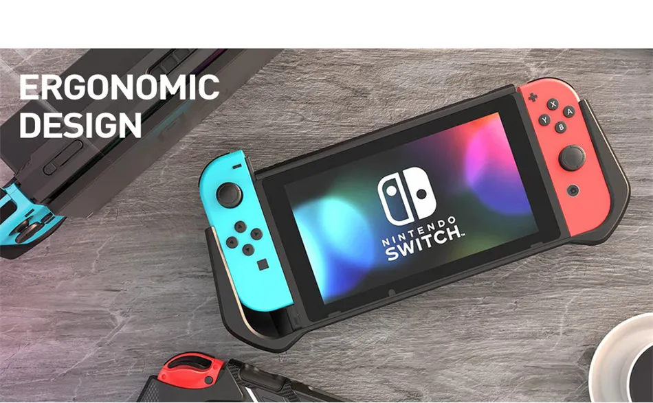 Прикрепляемый чехол для nintendo Switch Mumba Blade Series TPU Grip Cover совместим с консолью nintendo Switch и контроллером Joy-Con