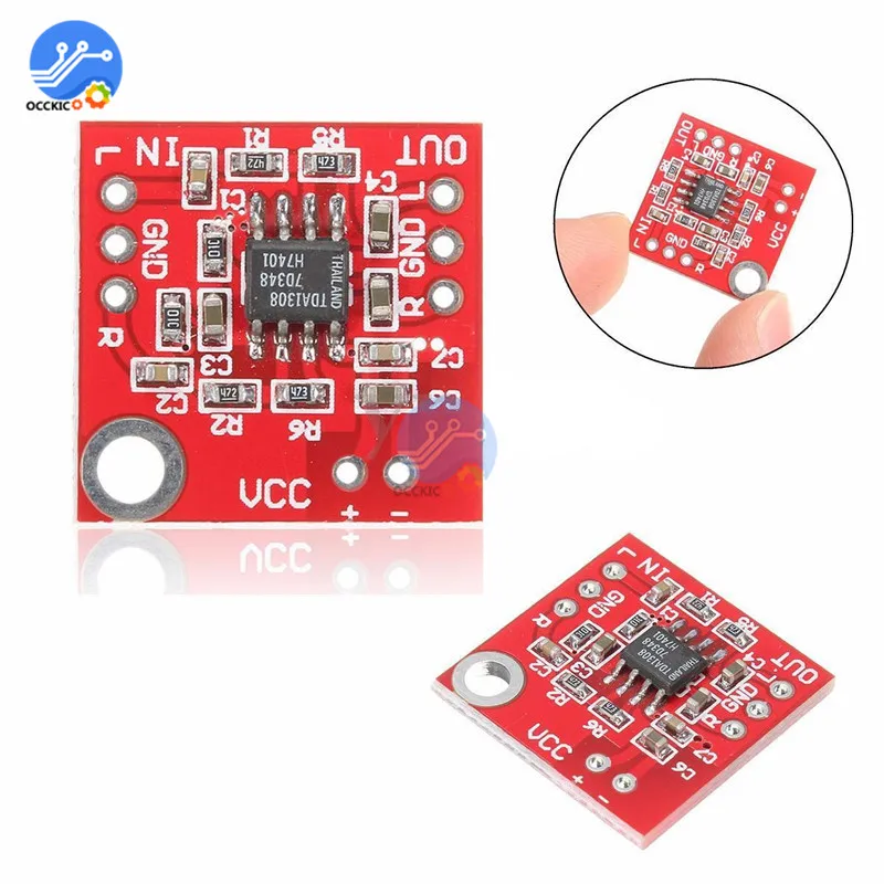 Mini TDA1308 усилитель для наушников плата аудио 3 в 6 класс A B стерео звуковая низкой