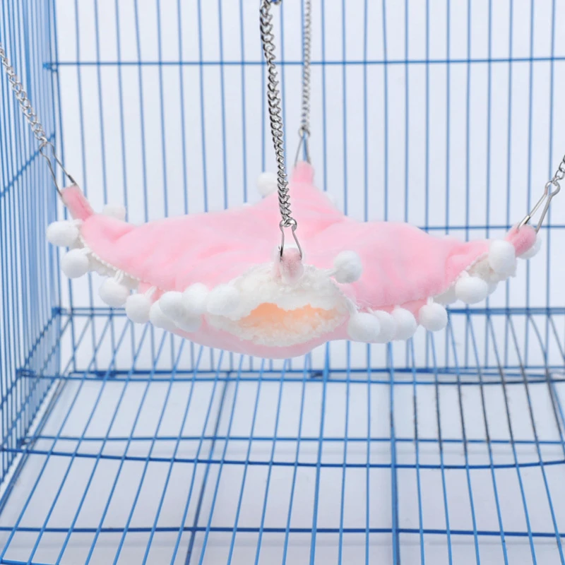 1 шт. симпатичный шариковый червь короткий плюшевый хомяк слайдер гамак клетка