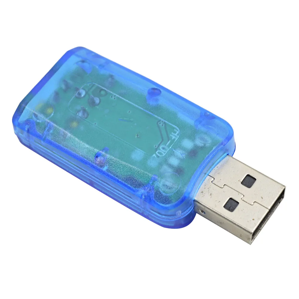 Внешняя звуковая карта TISHRIC с USB 5 1 каналов разъем 3 мм 3D микрофон наушники