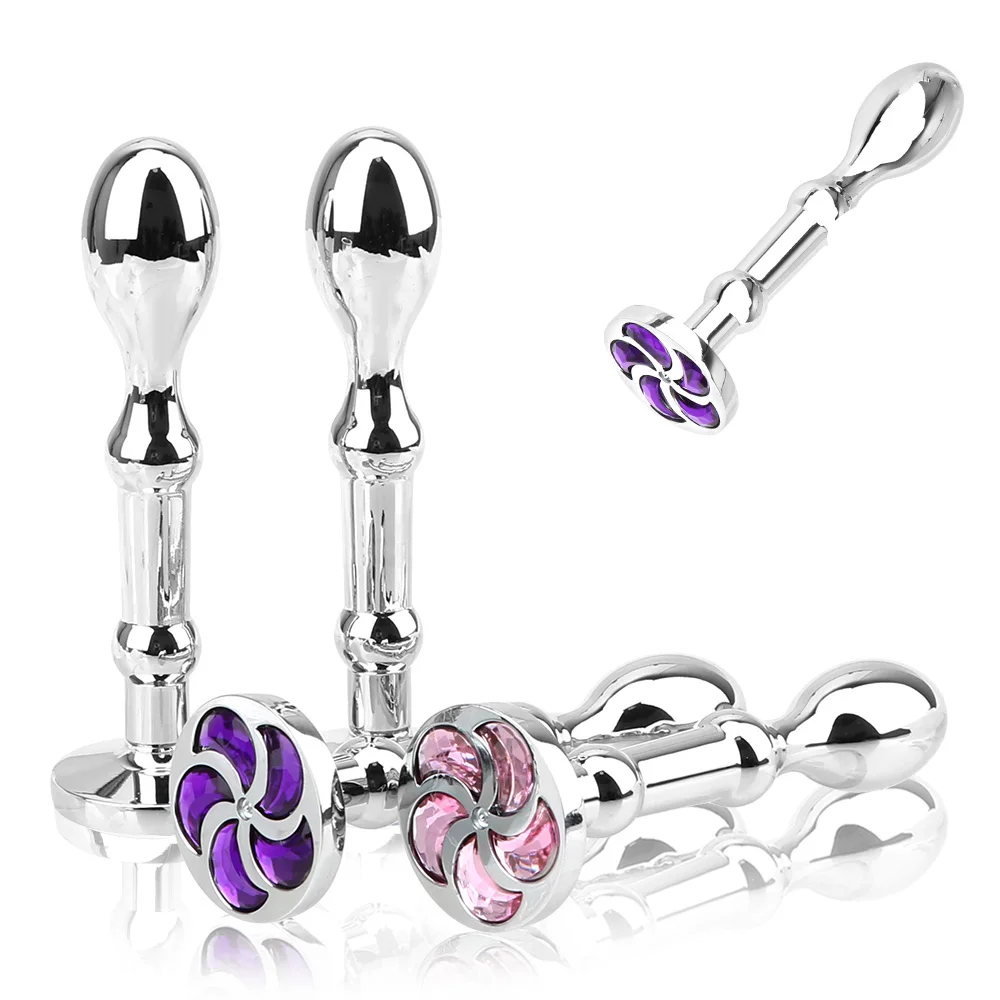 Анальная пробка металлическая в форме Луны | Красота и здоровье