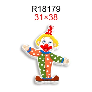 Cartoon Cute Clown Planar Resin For Hair Bow Flatback DIY Craft Phone Decorations Materials 30pcs/lot | Дом и сад