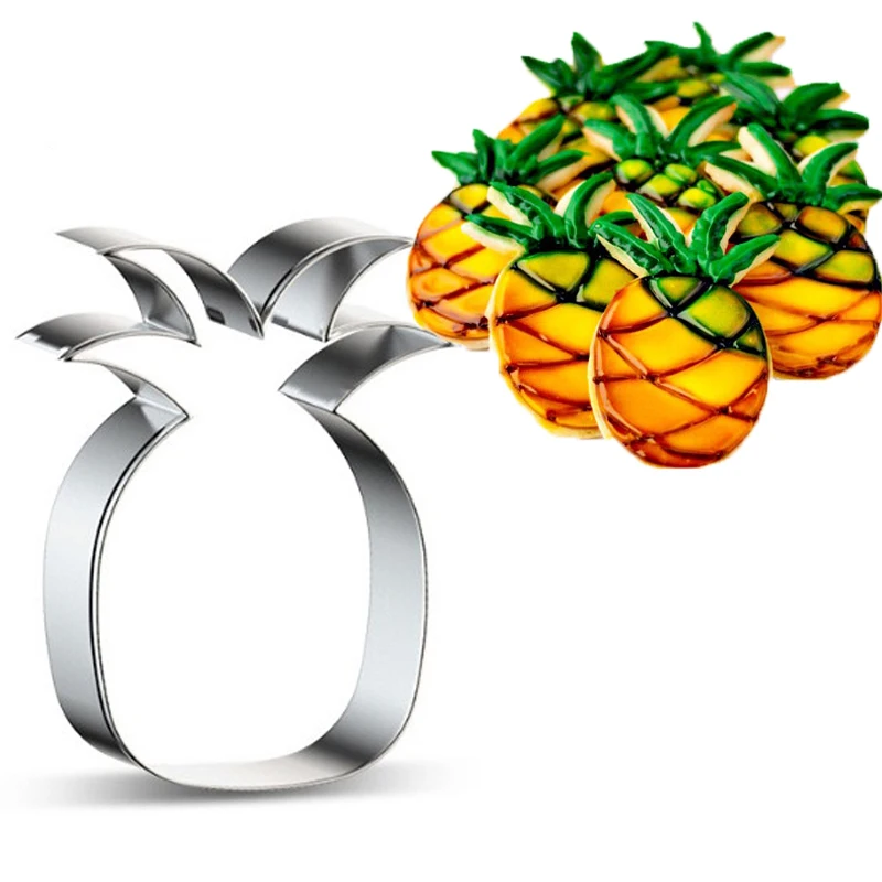 Металлическая форма для печенья в виде ананаса | Дом и сад