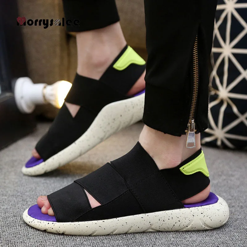 2022 Summer Outdoor Beach Men Sandals Men Comfortable Sandals Man's Beach Slippers Non-Slip Soft Rubber Men's  Shoes