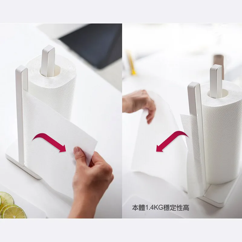 Вертикальный держатель бумаги для кухни железная стойка металлический