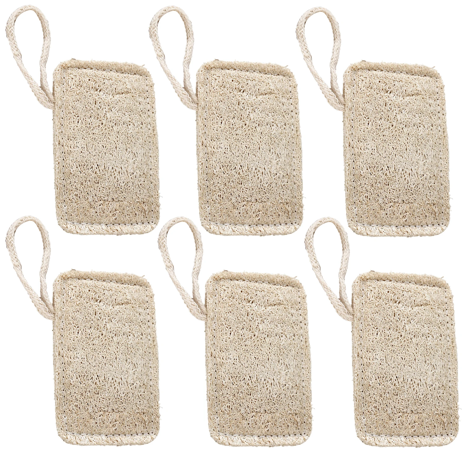 

6 шт., биоразлагаемые губки для мытья посуды, с эффектом потертости