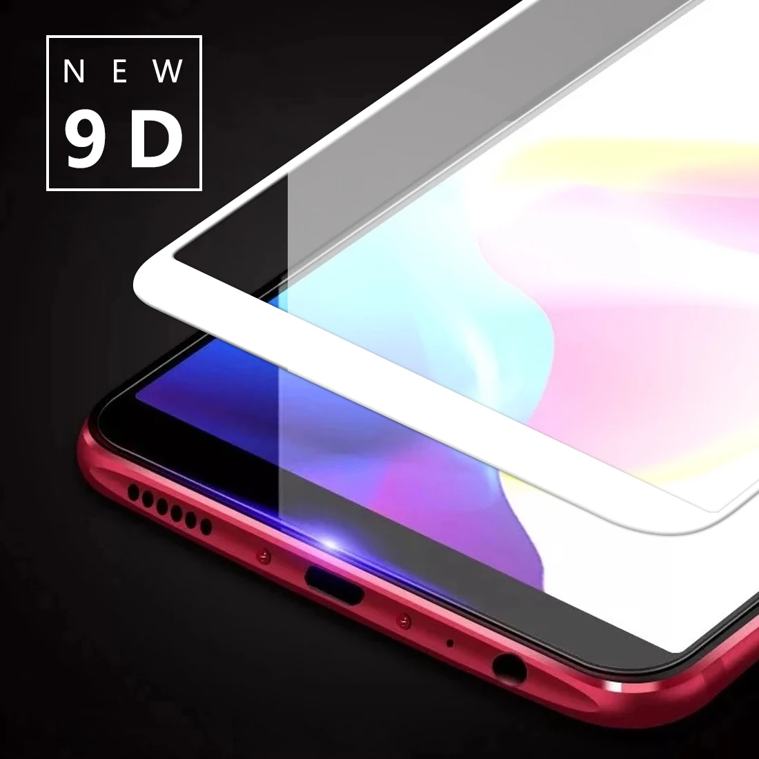 9D пленка из закаленного стекла для Huawei 2019 Y5 Y6 защитная на весь экран 2018 | Мобильные