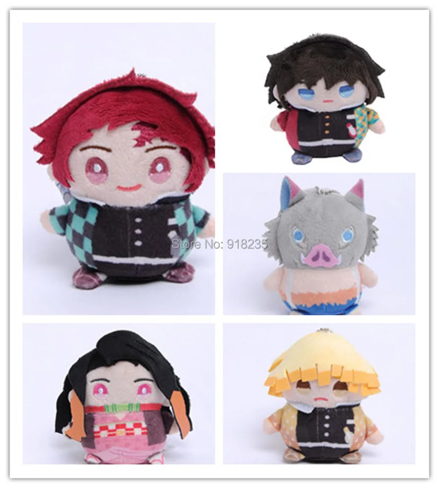 20 штук в партии 5 стилей Kimetsu без Yaiba демон убийца Tomi Оки Giyuu Косплэй 10 см плюшевый