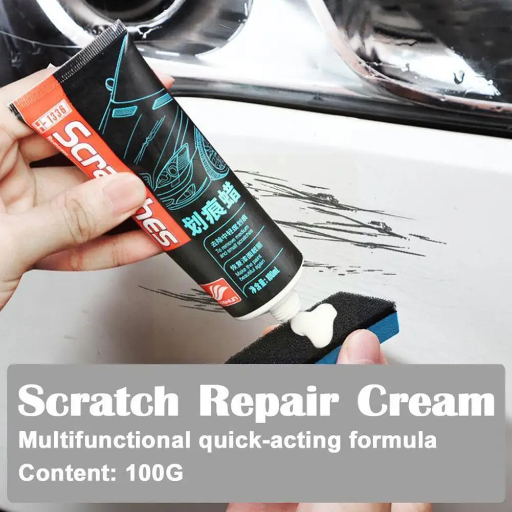 

100ml Car Scratch Repair Polishing Wax Anti Scratch Car Retreading Cream Auto Scratch Wash Repair Cleaning Tools Paint Tool F2a4