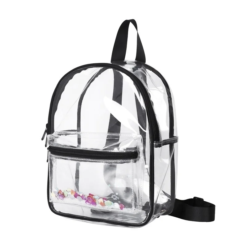 

Transparent Backpacks for School Clear Backpack Shoulder Bags Mini Backpack School Bags Teenage Girls Fashion Bookbag