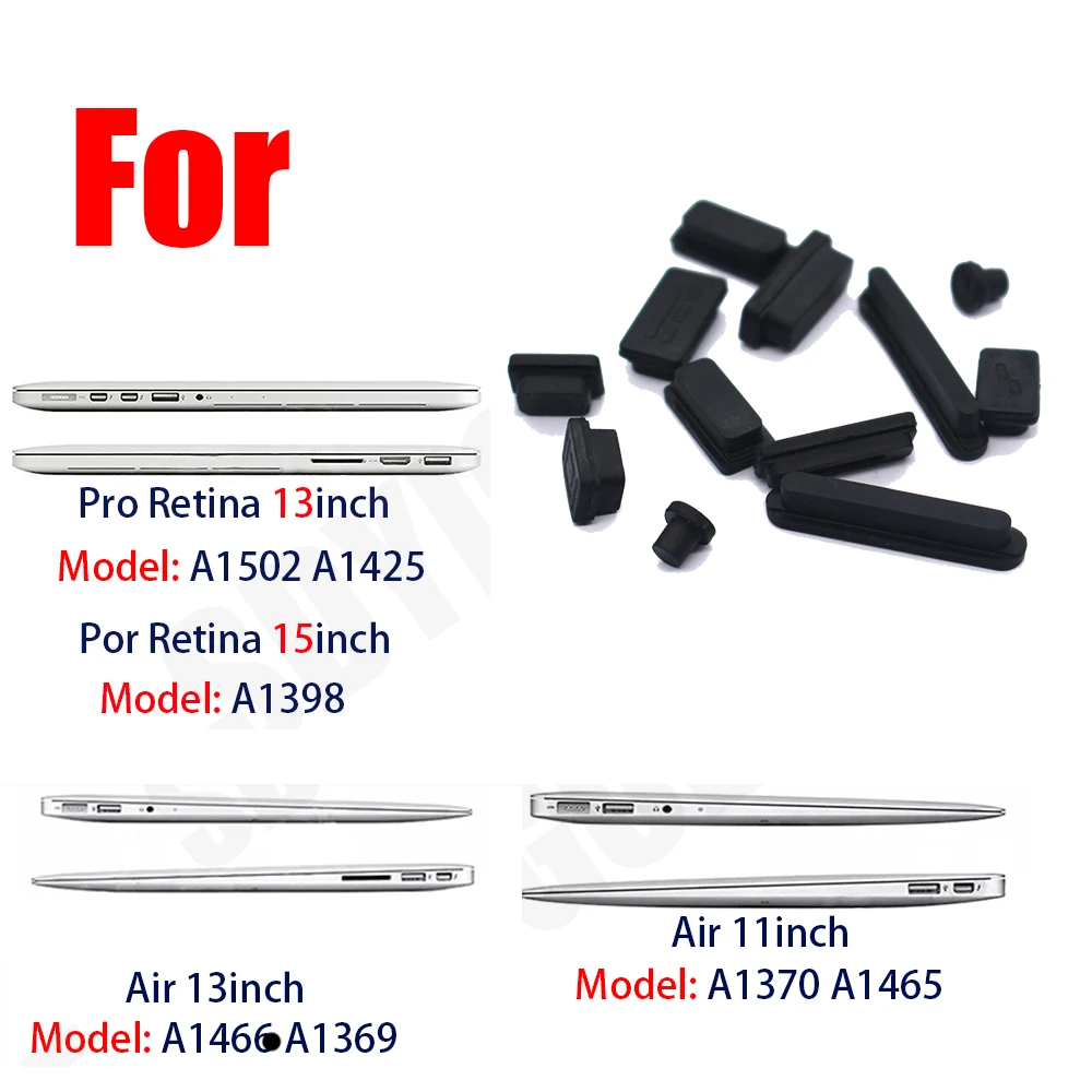 Fro Apple Macbook Ноутбук пылезащитный Разъем для Air Pro 13 15 16 11 12 дюймов Защита USB порт