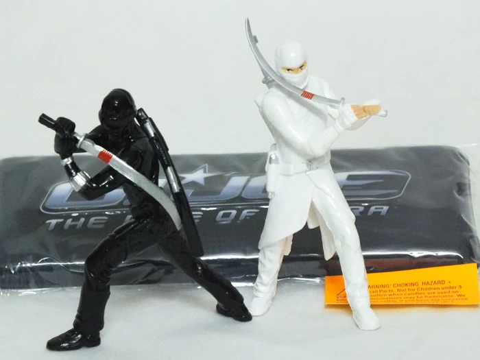 

plastic pvc figure model toy ninja 2pcs/set