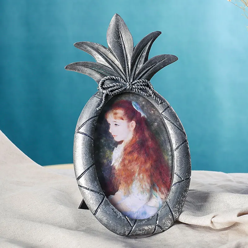 6 дюймов винтажная декоративная рамка Фоторамки из смолы Декор для дома и офиса