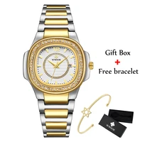 wwoor women watches 2021 fashion diamond bracelet watch luxury brand gold ladies quartz wrist watch gifts for women montre femme