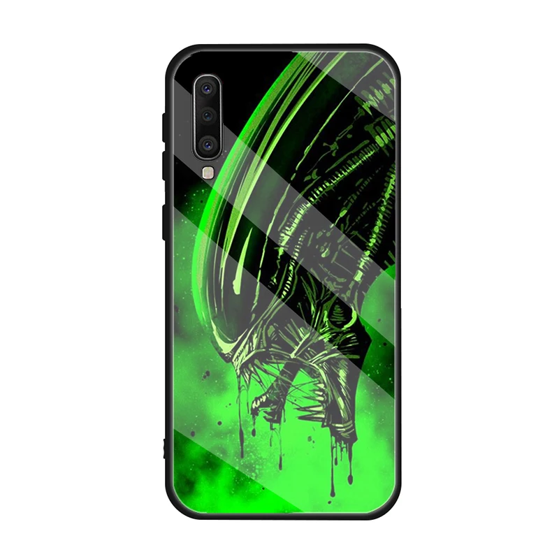 Чехол Alien vs Predator из закаленного стекла для Samsung Galaxy A10S A10E A20S A20E A30S A40 A50S A60 A70 A80 A90 A6 A7