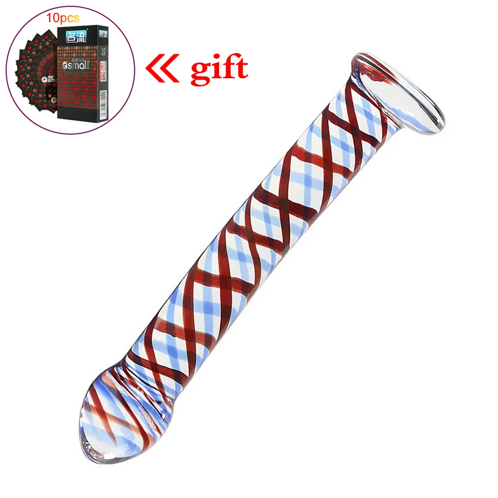 Большой стеклянный фаллоимитатор для женщин реалистичный пенис взрослых