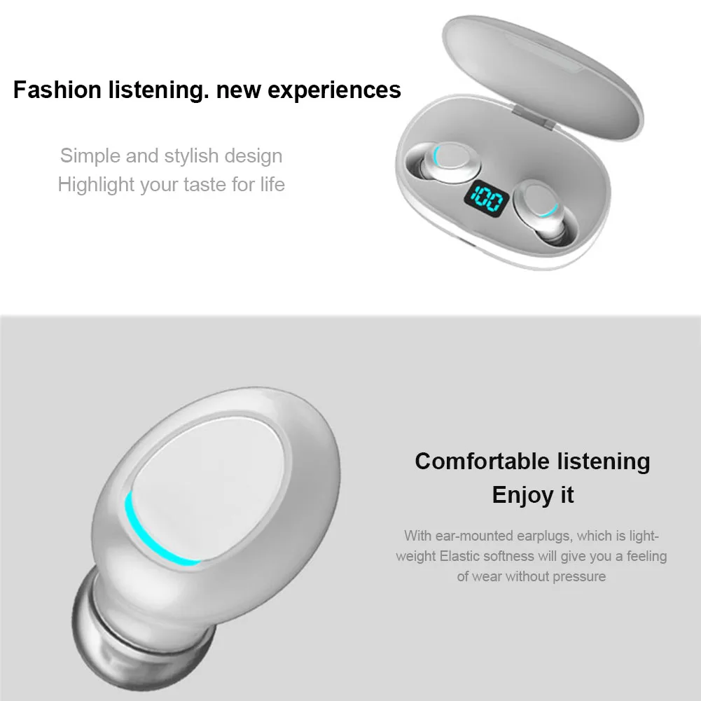 T3S TWS сенсорный Bluetooth наушники HD стерео беспроводные наушники с шумоподавлением игровые наушники