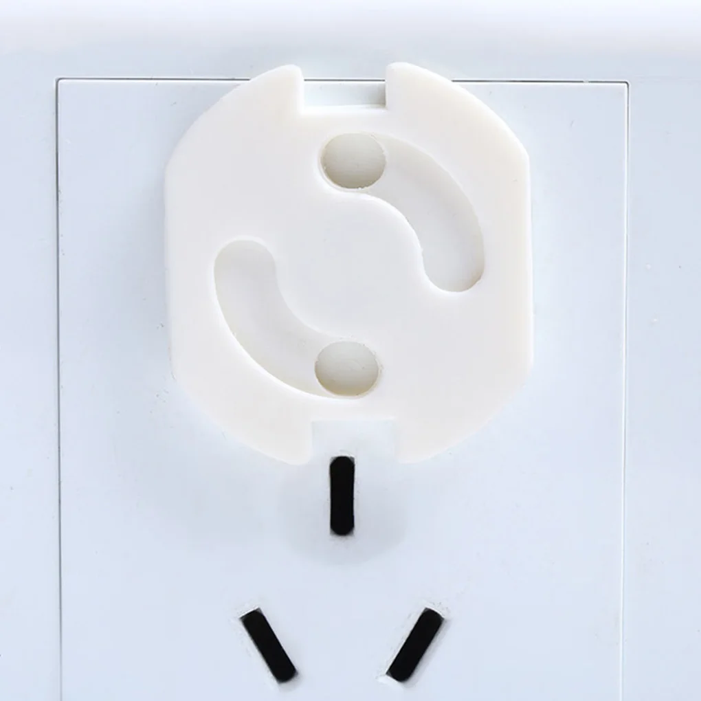 Enchufe el&eacute;ctrico de seguridad para Beb&eacute; y Ni&ntilde;o, protecci&oacute;n de enchufe de salida, bloqueo de seguridad bif&aacute;sico, cubierta de enchufes para ni&ntilde;os, 10 Uds.-1
