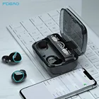 Беспроводные наушники Bluetooth 5,1, стереонаушники с сенсорным управлением, спортивная водонепроницаемая гарнитура, наушники с зарядным чехлом 2000 мА  ч