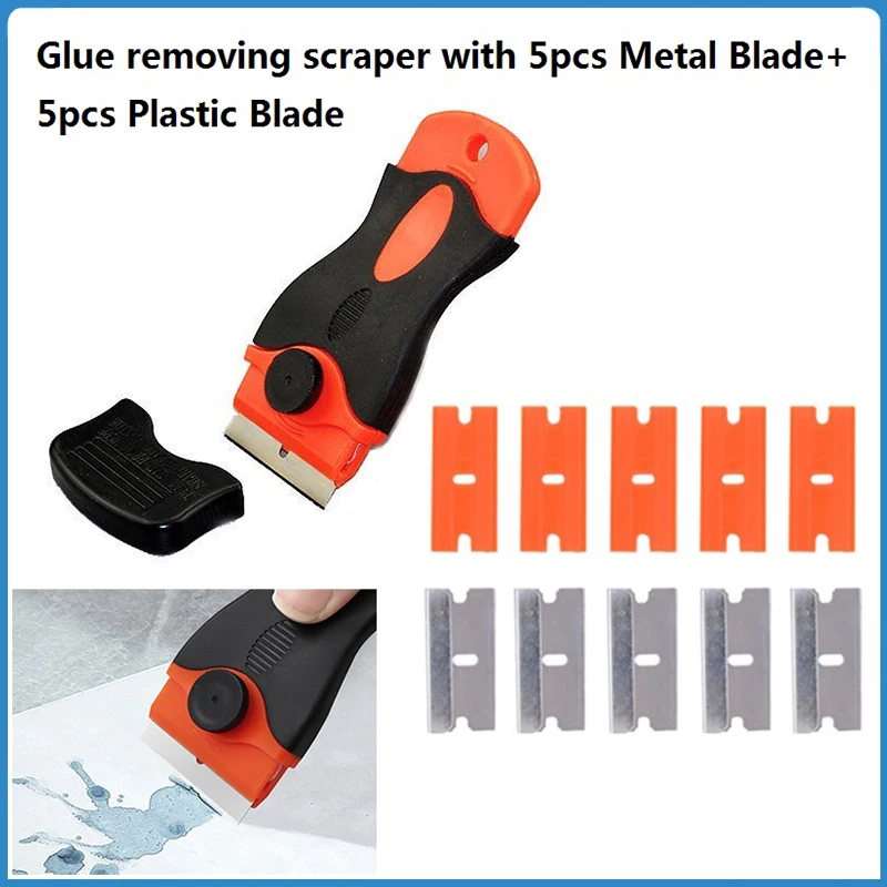 УФ-клей для удаления скребок очиститель жидкость снятия с металлическим ручным