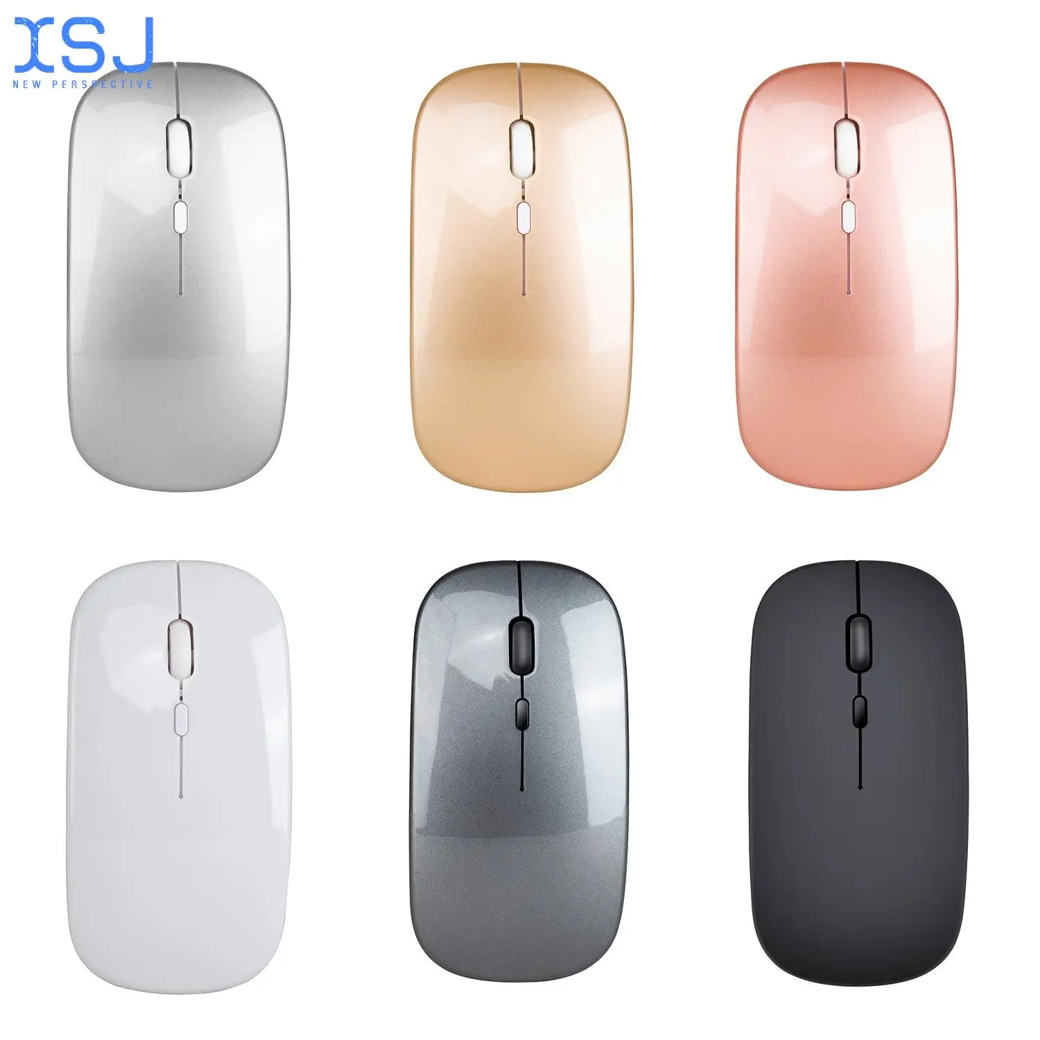 

M80 Rechargeable Wireless Mouse Mute 2.4G Office Mouse 500 Mah Built-In Battery 6-Color Notebook Desktop Application