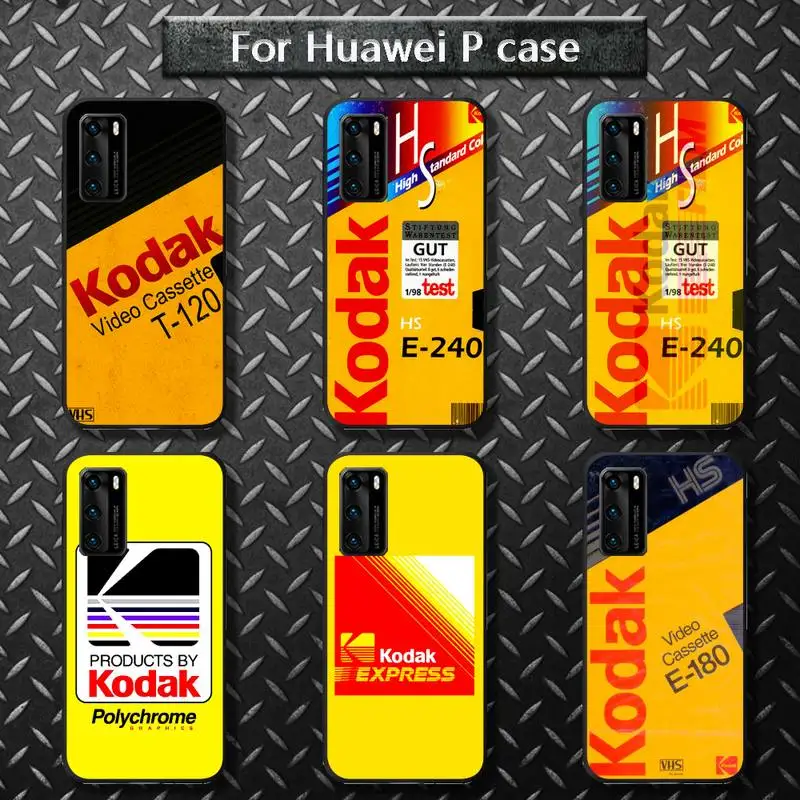

retro Kodak souvenir Phone Case for huawei P40 pro lite P8 P9 P10 P20 P30 psmart 2019 2017 2018