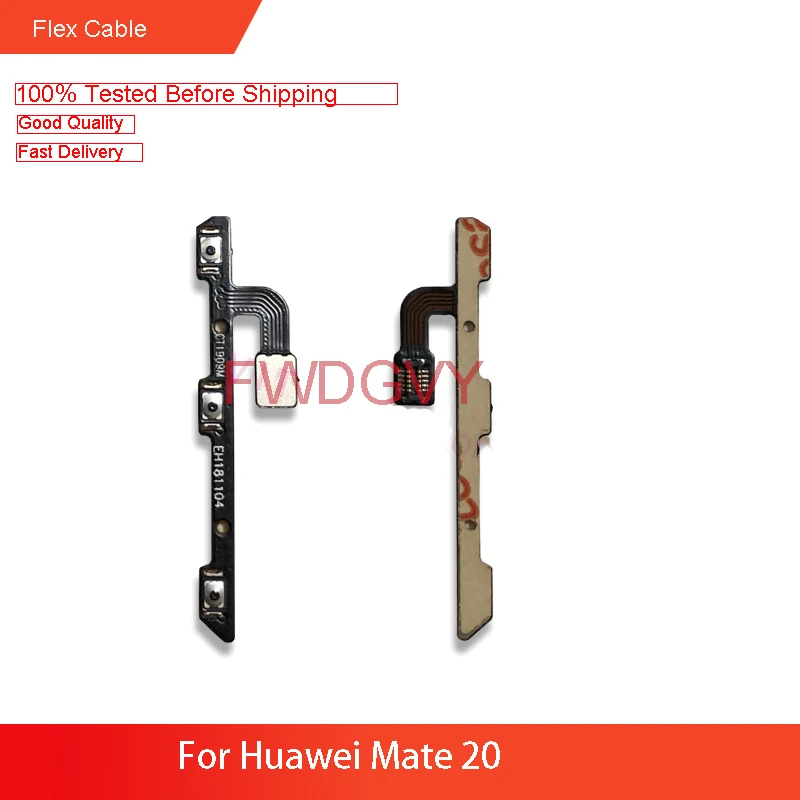 

Replacement For Huawei Mate 20 Power Volume Flex Cable ON OFF Side Button Switch Flex Cable Repair Spare Parts