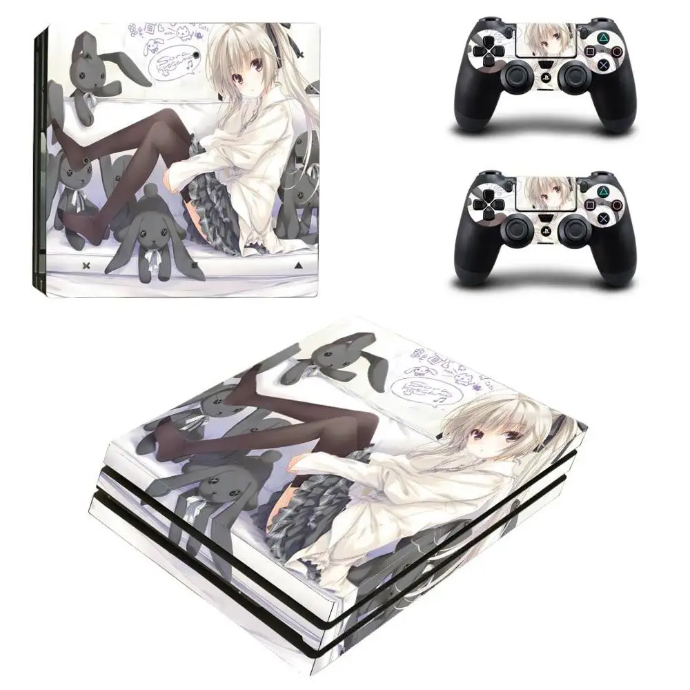 

Anime Yosuga no Sora PS4 Pro Stickers Play station 4 Skin Sticker Decals For PlayStation 4 PS4 Pro Console & Controller Skins