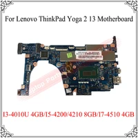 for lenovo thinkpad yoga 2 13 laptop motherboard i3 4010u la a921p i7 4510 4gb la a921p i5 42004210 8gb 5b20g55969 mainboard