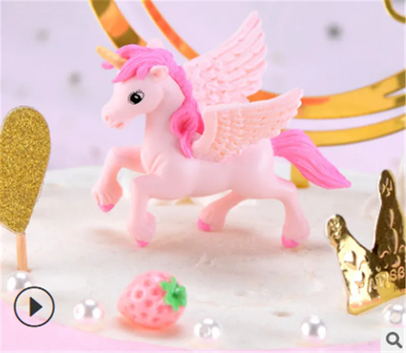 Из мультфильма Холодное сердце 1 шт. Единорог миниатюрные фигурки Фея садовые