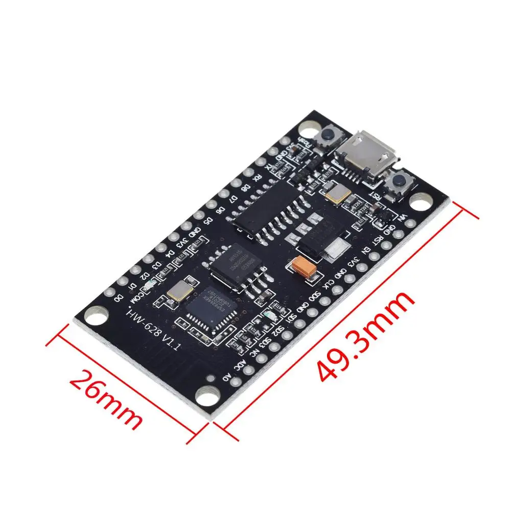 TZT NodeMCU V3 Lua wifi модуль интеграции ESP8266+ Дополнительная память 32M Flash, usb-последовательный CH340G для Arduino