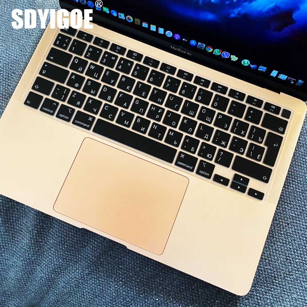 

laptop Accessories For Macbook Air13 2020 M1 A2337 A2179 Silica gel stickers Soft dustproof laptop keyboard cover 13Air A1932
