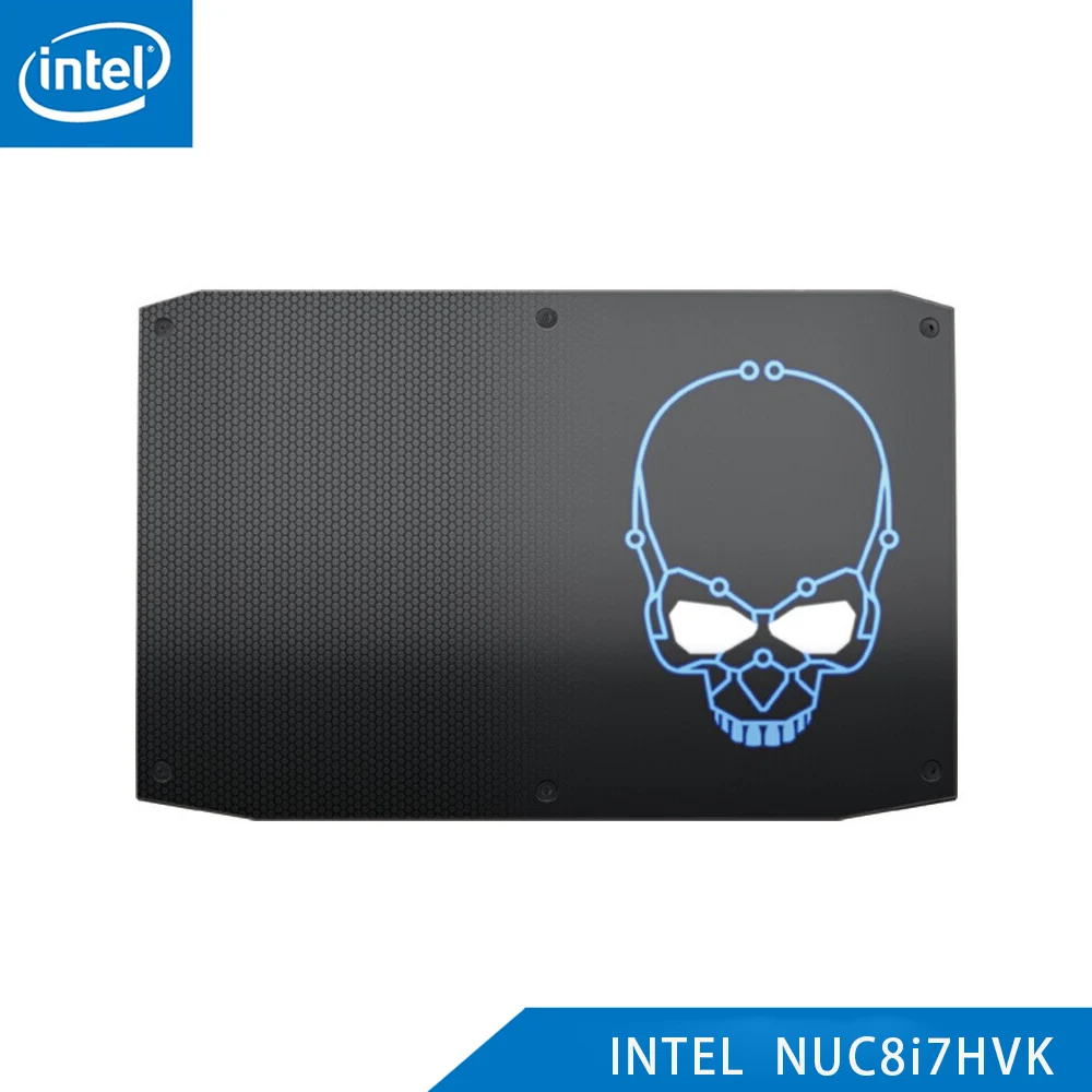 Оригинальный мини ПК Intel NUC 8i7HVK с ущельным сердечником Windows 10 4K UHD AMD Radeon офисные