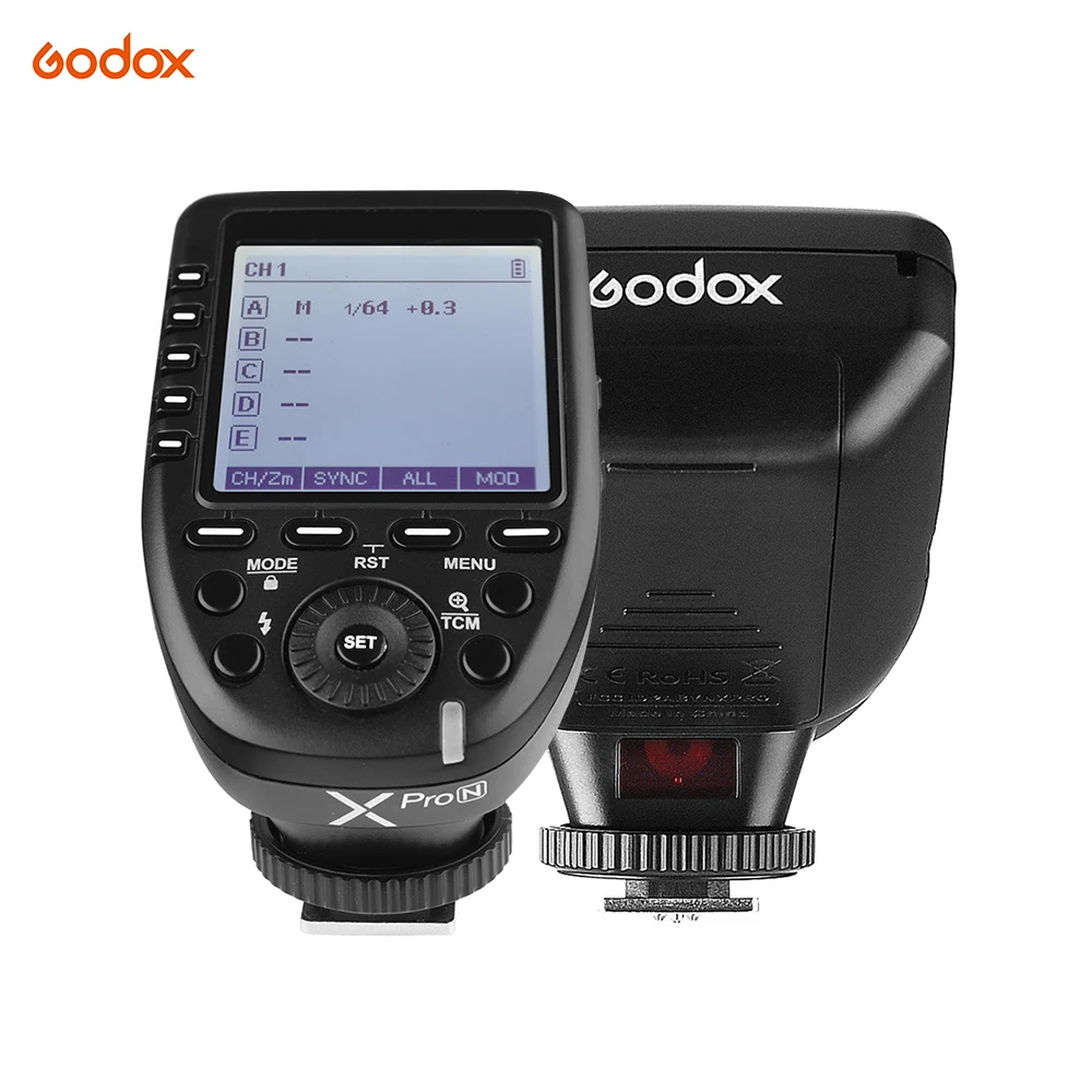 Передатчик триггера вспышки Godox Xpro N i TTL с большим ЖК экраном система 2 4G X
