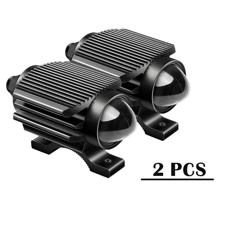 

2 шт. 20 Вт мотоцикл светодиодный светильник Точечный светильник 12V30V водонепроницаемый желтый светильник белый светильник