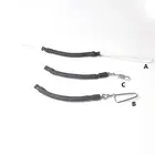 12 см аксессуары для подводной охоты, резиновый банджи, 10 мм, со спиральным штопомштопором, поворотныйкарабин для подводной охоты, для стрельбы