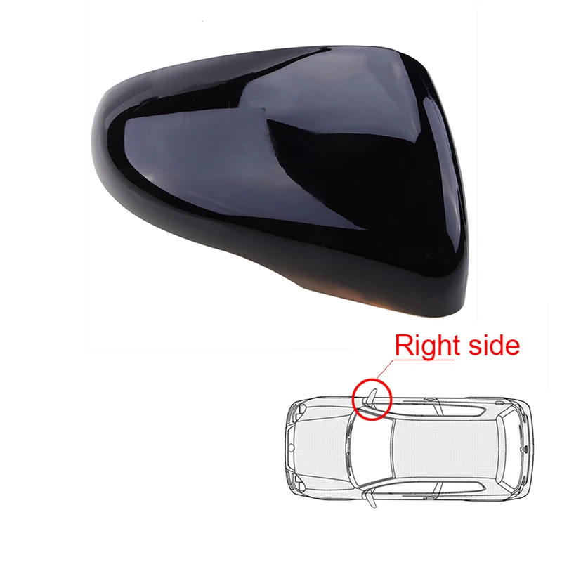 

Гламурная Глянцевая Черная Зеркальная Крышка Для VW Golf 6 MK6 GTI R GTD 2008-2013, Боковая Крышка Зеркала Заднего Вида