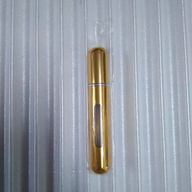 shiny gold MUB-8ml портативный мини многоразовый флакон для духов с распылителем ароматный насос пустые косметические контейнеры распылитель бутылка для путешествий - Цвет: shiny gold