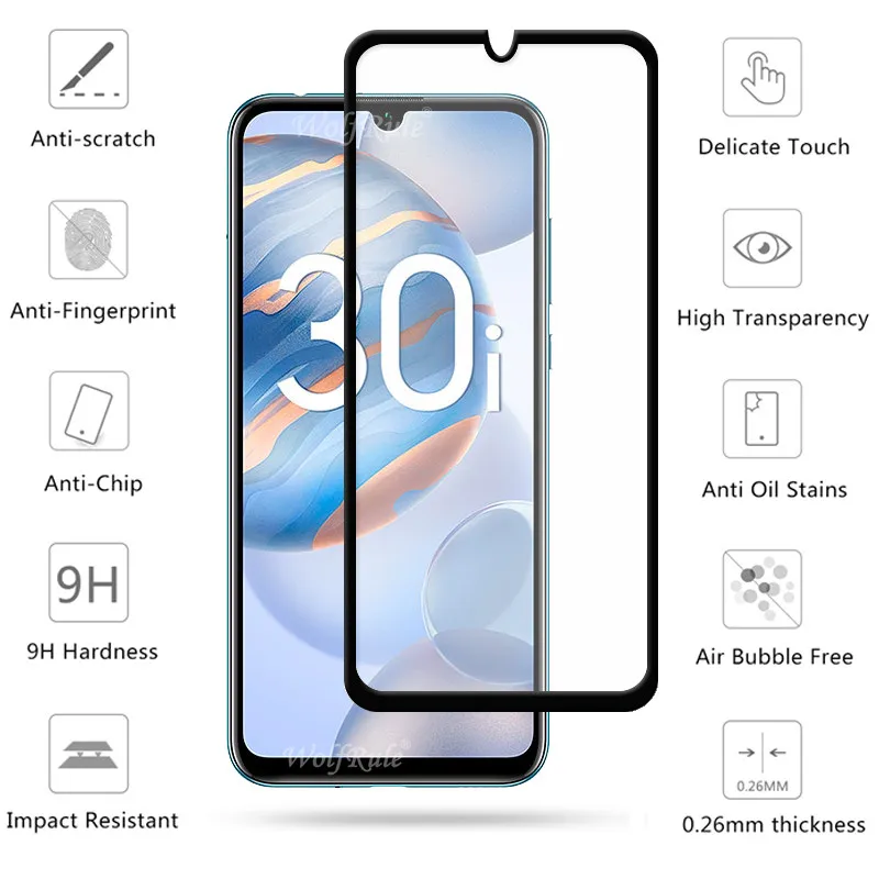 4 в 1 для Huawei Y6P стекло Y5P закаленное Honor 9S 9A 9X Lite X10 Y6S Y9S Y8P объектива|Защитные стёкла