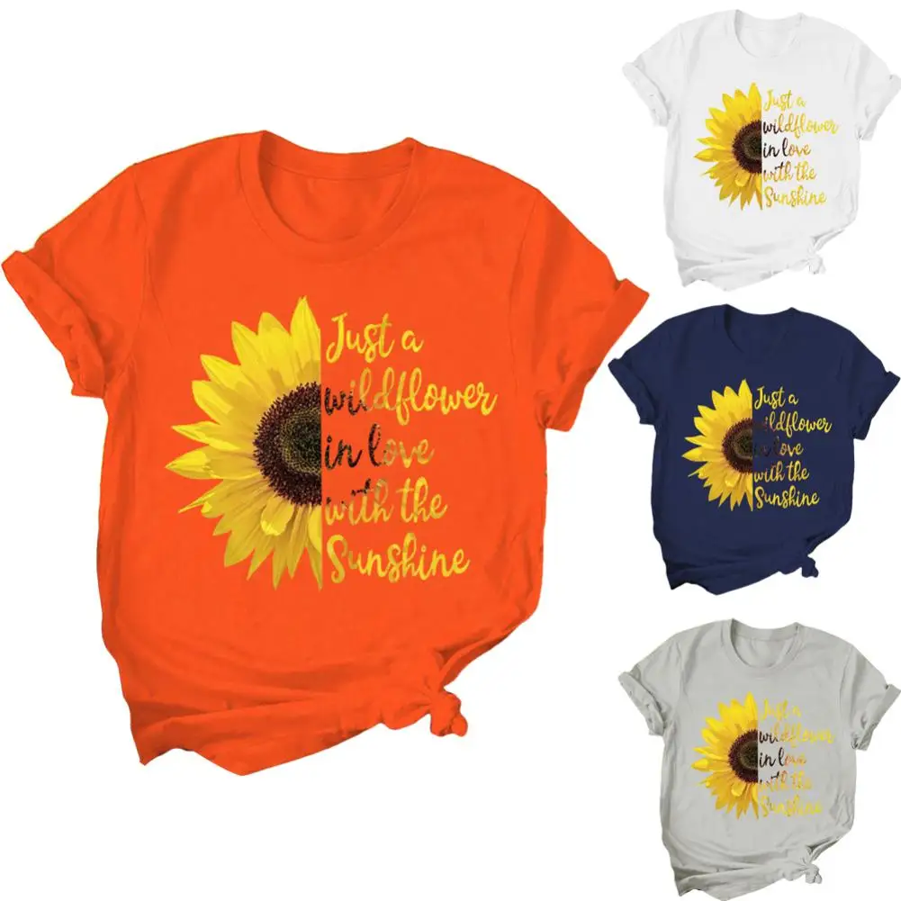 2020 хлопковая Футболка женская футболка с принтом хризантем футболки коротким