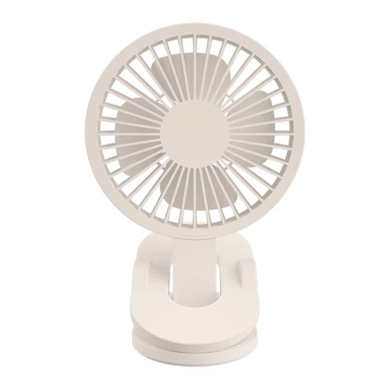 

5 Inch Clip on Fan Portable Cooling Fan with 3 Speeds Sturdy Clamp 360° Rotate USB Fan for Office Dorm Bedroom Stroller