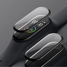 Защитная пленка для экрана для XiaoMi Band 4 NFC браслет пленка для экрана Mi Band 4 стекло Взрывозащищенная/Защита от царапин