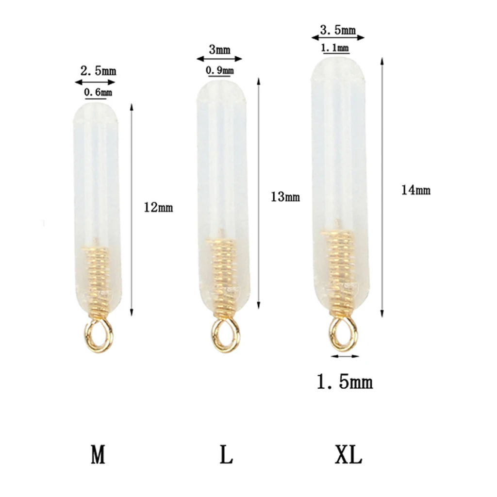 

120pcs/set Black/White Fishing Gear Rotating Silicone Fishing Floating Float Seat Fishing Accessories