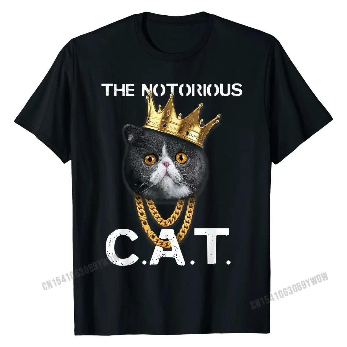 Известный C.A.T. Забавная экзотическая футболка с коротким рукавом в виде кошки
