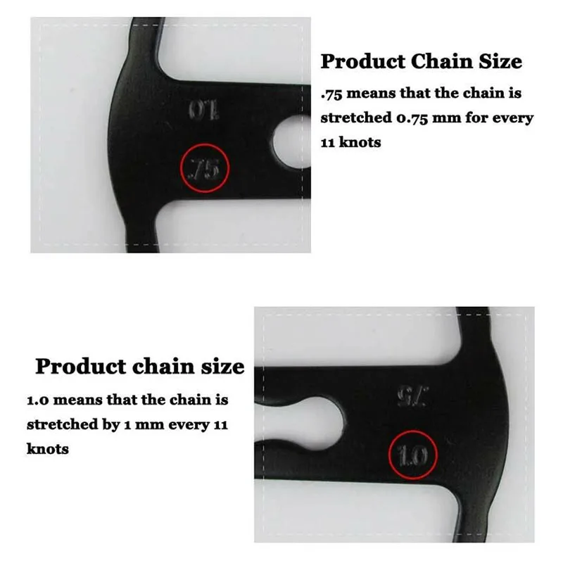 

High Quality Bicycle Bike Chain Checker Wear Indicator Tool Cycling Maintenance