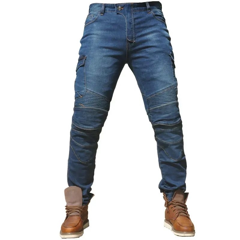 Мотоциклетные джинсы Komine Pantalones Motocicleta Hombre с перьями, джинсы, стандартная версия, брюки для езды на автомобиле, мужские мотоциклетные штаны